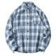 thumbnail image 1 of Seeotter Flannel Shirt for Men Cotton Mens Flannel Shirts Long Sleeve Plaid Soft Casual Button Down Shirt Men, 1 of 3