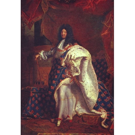 Framed Art for Your Wall Rigaud, Hyacinthe - Portrait Of The French King Louis XIV. 10 x 13 Frame