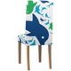 thumbnail image 4 of Funda protectora para silla ABPHQTO diseño de delfines bonitos para comedor juego de 6, 4 of 4