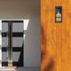 thumbnail image 3 of Aplique de Pared Exterior GLOBE Electric 44802 de 1 Luz en Negro Mate, 3 of 8