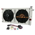 thumbnail image 2 of RadBuild CU1553 3 Row Radiator for 1994-2002 Dodge Ram 2500 3500 5.9L Cummins Aluminum Radiators Shroud 2x16" Fans Thermostat Relay Kit 1995 1996 1997 1998 1999 2000 2001 94 95 96 97 98 99 00 01 02 03, 2 of 4