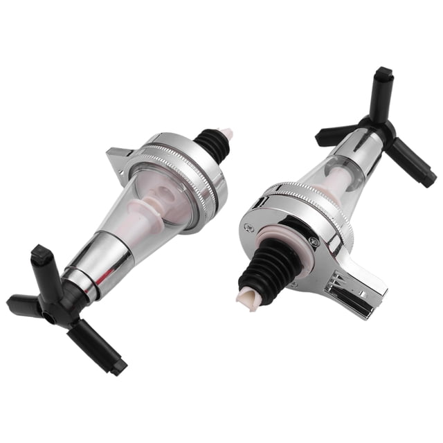 Distributeur de Boissons Optique 4 Bouteilles Support Mural pour Bar en Acier