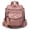 A-Pink, variant on GOIACII Women Backpack PU Leather Anti-theft Casual Shoulder Bag Fashion Ladies Satchel Bags