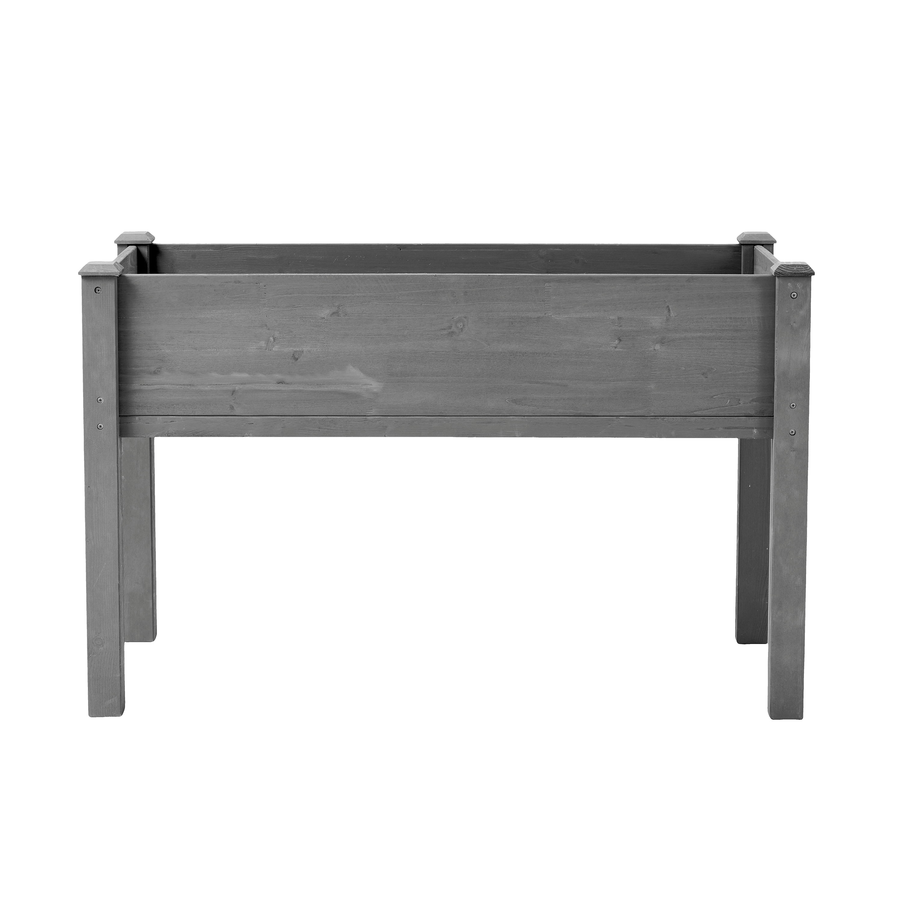 Raised Garden Bed with Legs, Elevated Wooden Planter Box for Outdoor Plants Flowers Fruits Vegetable Herb Growing 48x24x30"