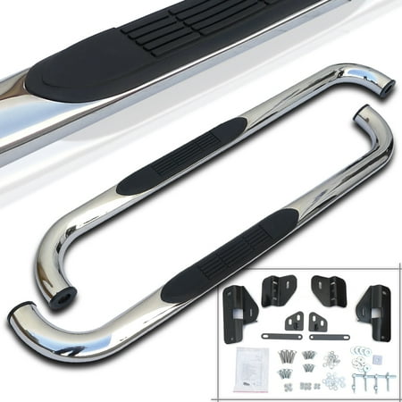 Chrome Step Rails - Spec-D Tuning For 2009-2014 Ford F150 Regular Cab 3