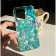 thumbnail image 6 of Butterfly Laser Green Water Ripple Iridescent Soft  for iPhone Case (Green,iPhone 14 Pro), 6 of 6