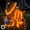 Orange, variant on Yinghao 10FT Solar Powered Halloween Plastic Chain String Light Decoration 160 Bright Orange LED, Spooky Outdoor Decor for Skeleton Dog, Yard Skeleton