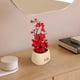 thumbnail image 2 of KAKOWELY Árbol de la fortuna artificial, fruta de escritorio, flor de ciruelo artificial en maceta, decoración en maceta, 2 of 4