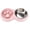 Pink, variant on Slow feeding bowl for pet dogs, stainless steel anti choking small dog food and water feeding for dogs and cats