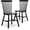 Black, variant on Fancrou Windsor Dining Chair Set of 2, Spindle Back Wooden Chairs for Kitchen and Dining Room, Farmhouse Country Wooden Dining Chairs for Dining Living Room, Farmhouse Restaurant, Black