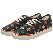 Harry Potter Symbol Buttons Deck Shoes-Size 8.5