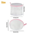 thumbnail image 3 of TSV 4pcs Bra Washing Bags, Mesh Lingerie Laundry Zipper Bag, Delicates Washer Machine Net Protector, Travel Storage Organize Bag for Women Underwear Socks Silk Stockings, 3 of 8