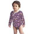 thumbnail image 2 of Xecao Butterflies And Floral Print Baby unisex-baby Cotton Long-sleeve Bodysuits-3 Months, 2 of 6