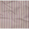 thumbnail image 4 of oneOone Organic Cotton Poplin Twill Fabric Vertical Stripe Print Fabric BTY 42 Inch Wide, 4 of 4