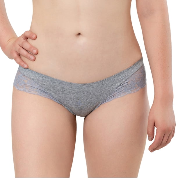 Paquete de Pantaletas Adda Lingerie Modelo Carola, Estilo bikini sin costuras, Colores surtidos