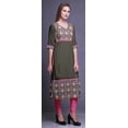 thumbnail image 3 of Bimba Kurtis Droits à Panneaux pour Femmes Robe Kurti Longue Haut Indien Imprimé, 3 of 5