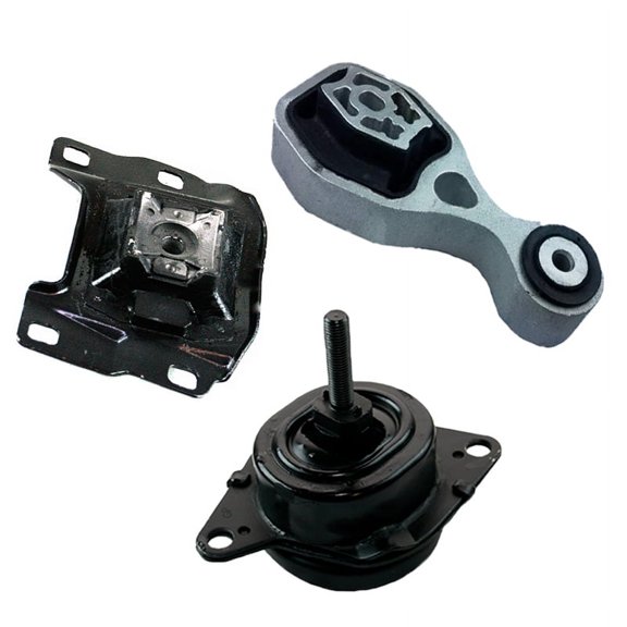 K2852 Fits 2016-2018 Ford Explorer 2.3L 4WD, Engine Motor & Trans Mount Set 3pc : A5634, 3391, EM4121