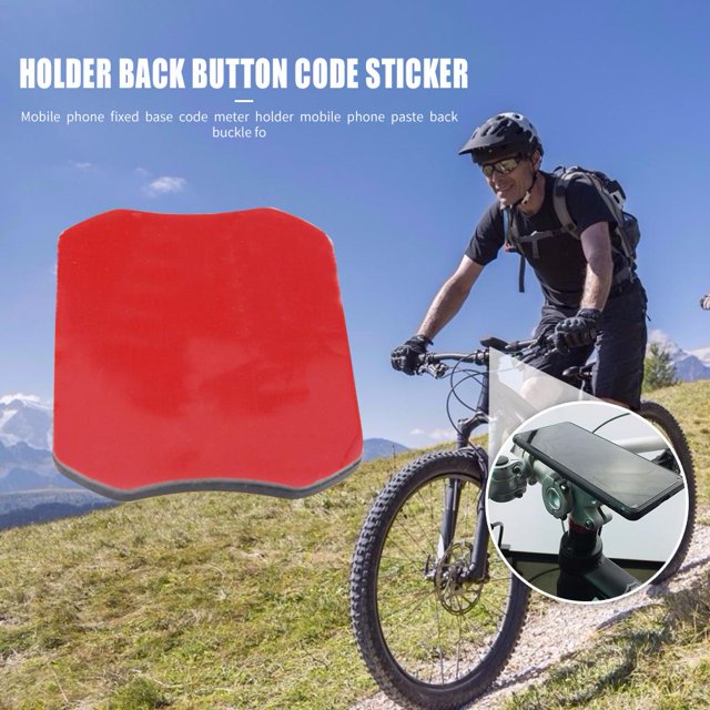 Bicicleta Bicicleta teléfono pegatina montaje teléfono botón trasero pegar GPS soporte para GARMIN