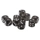 thumbnail image 3 of Paquete De 10 Dados Acrílicos D6 De Seis Caras Para Juegos De Mesa D&D TRPG, Juguetes Negros Sunnimix Juego de roles de dados de seis caras, 3 of 7