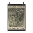 thumbnail image 2 of Print: When You Fire Remember This Enlist In The Navy /, 1917, 2 of 4