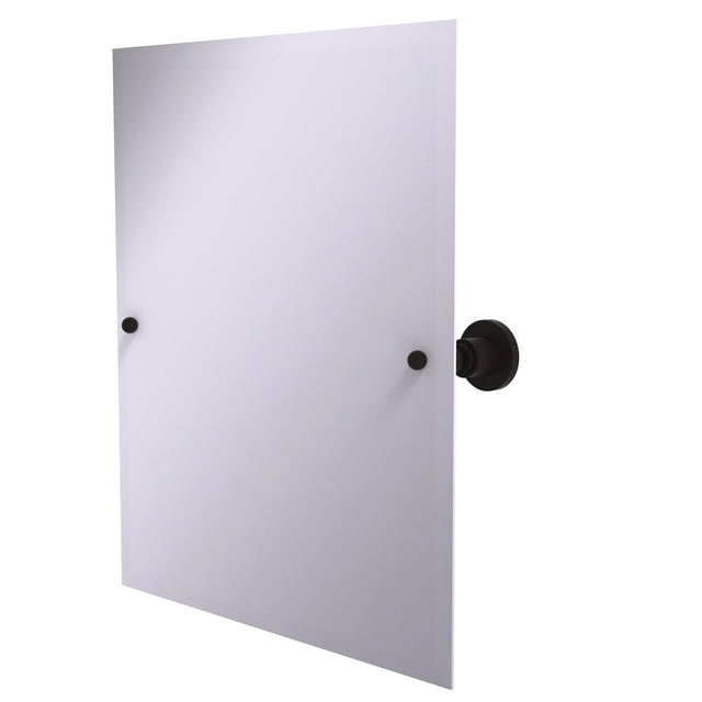 Allied Brass AP-92 Frameless Rectangular Tilt Beveled Edge Wall Mirror, Oil Rubbed Bronze