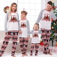 thumbnail image 5 of Odeerbi Christmas Pajamas For Family Matching Outfits Warm Set Printed Home Wear Two-piece Kid Set, 5 of 9