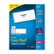 Avery Produits de Consommation AVE5167 Étiquettes Laser- Mailing-.50in.x1-.75in. Blanc – image 1 sur 2