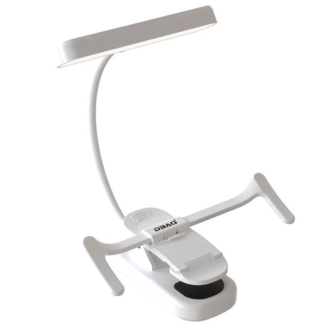 Lámpara Libro Lectura Piano Clip Recargable LED en La