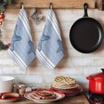 thumbnail image 6 of Light Blue Starfish Kitchen Towels Set of 4, Coastal Summer Beach Ocean Striped Absorbent Dish Towels for Kitchen, Microfiber Hand Towel, Quick Drying Tea Towel for Cleaning Decorative Dishcloths, 6 of 7