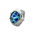 thumbnail image 2 of Naierhg Unisex Ring Beautiful Fine Workmanship Flap Cover Personality Trendy Daily Wear Alloy Leopard Gem Ring Watch Gift, 2 of 8