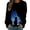 Black, variant on IROINNID Women's Long Sleeve Sweatshirt Round Neck Mid-Length Print Loose Shirts Cat Tops Regular Pullover, Pink