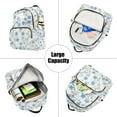 thumbnail image 5 of FORMRS Mini Backpack Purse for Women Travel Daypack Casual Shoulder Bag, Forget Me Not, 5 of 7