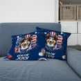 thumbnail image 2 of Patriotic Collie Celebrates 4th of July Pillow Cushion Double Sided Collie Dog Lover Gifts Idea Throw Pillow - 02009, 2 of 4