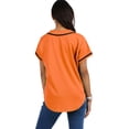 thumbnail image 4 of Ma Croix Women's Athletic Baseball Button Down Jersey 3-Pack, 4 of 7