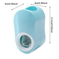 thumbnail image 3 of Mashaouyo Clearance Toothbrush Holder Toothpaste Dispenser Wall Mounted Children’s Hands Toothpaste Squeezer Suitable for Bathroom Automatic Wall Mounted Creative Toothpaste, 3 of 4