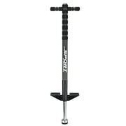 New Bounce Soft, Easy Grip Sport Pogo Stick for Ages 5-9 (Black & Charcoal)