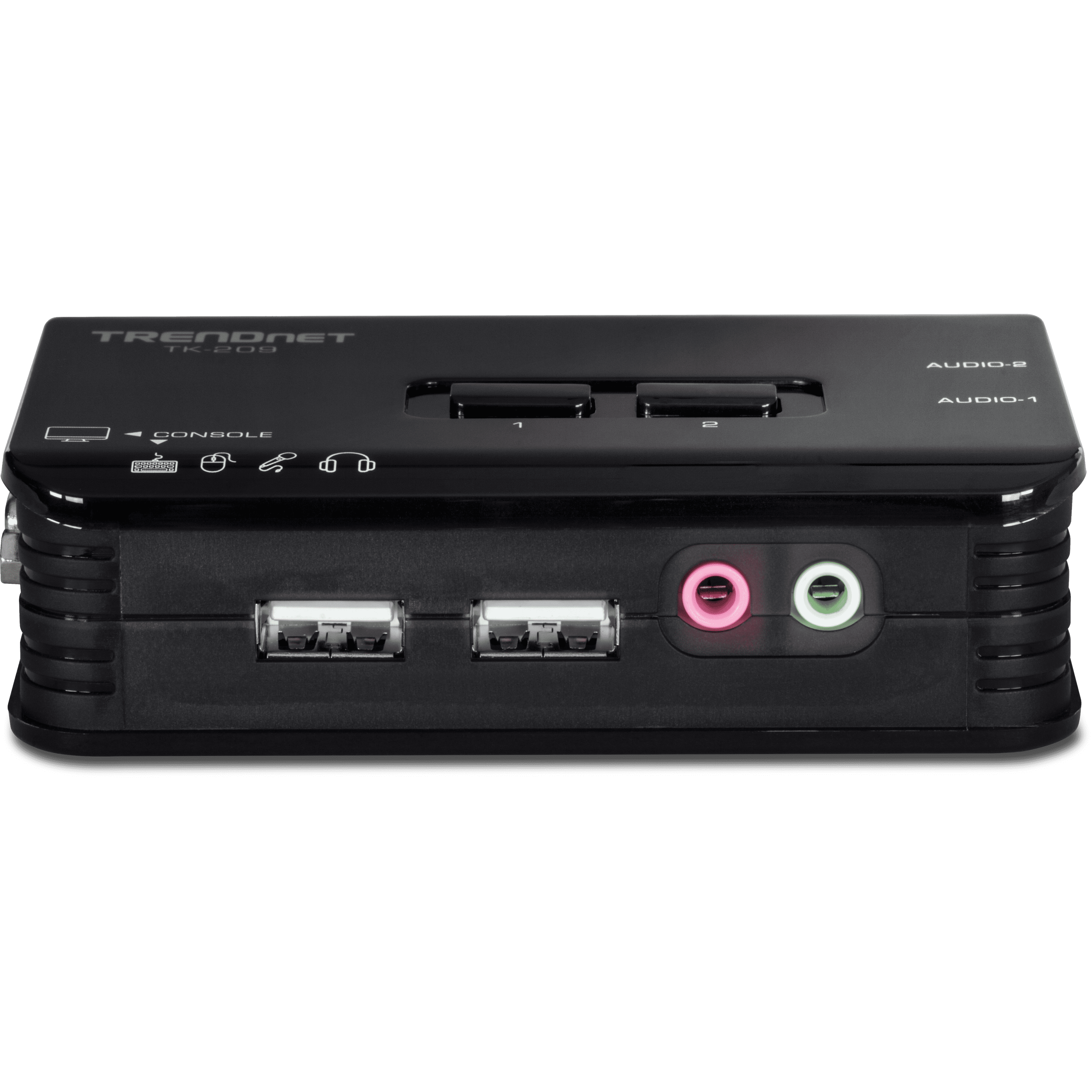 TRENDnet TK 209K - KVM / audio switch - 2 ports