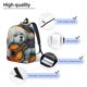 thumbnail image 3 of Fotbe Dog Guitar Starry Night Mochila de Lona con Estampado, Mochila Duradera, Mochila Versátil de Alta Calidad, Mochila Compacta Vintage-Small, 3 of 5