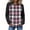 157#Black, variant on Women Crewneck Tops Plaid Print Raglan Sleeve Thermal Casual Fall Shirt