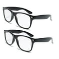 thumbnail image 3 of 2 Pairs Deluxe Reading Glasses - Comfortable Stylish Simple Readers Magnification +2.50, 3 of 5