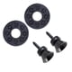 thumbnail image 3 of 2 Piezas de Botones de Bloqueo de Correa de Metal Pasadores Finales con Tornillos de Montaje para Ukelele Bajo de Guitarra Acústica Eléctrica, 12 Colo negro + negro Baoblaze Clavija de bloqueo de la correa de la guitarra Clavija, 3 of 8