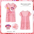 thumbnail image 1 of Princesa de Disney Frozen Verano Falda para dormir para niños Pijamas de manga corta Niña de dibujos animados Bebé Ropa para el hogar Onesie Kids18 altura 145-150 cm Gao Jinjia LED, 1 of 2
