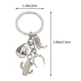 thumbnail image 2 of KALLORY 1Set Western Key Chains for Women Metal Keychain for Bags and Backpacks, 2 of 8