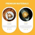 thumbnail image 2 of 4Pcs Puzzle Coasters White Abs Material Heat Resistant For Cup Mat Home Decoration Valentines Day Gift, 2 of 5