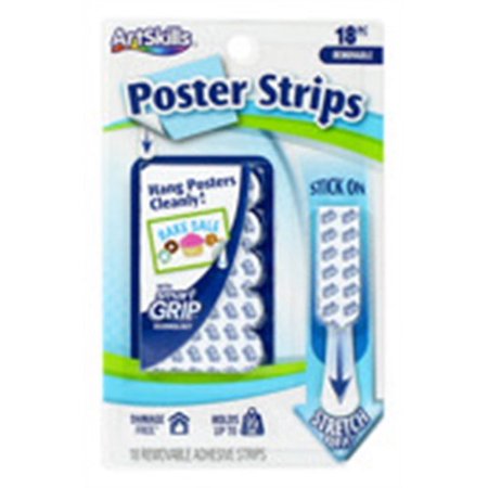 UPC: 0672125035030 | ArtSkills White Poster Strips 0.5 lb 18