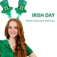 thumbnail image 5 of Lilgiuy St. Patrick's Day Headband Green Headwear New Trend Irish Hair Accessories Holiday Hair Hoops for Saint Patrick's Day Party Decor(One Size), 5 of 5
