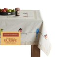 thumbnail image 1 of Mantel rectangular Maison d' Hermine, 100 % algodón, 152 x 304 cm, reutilizable, decorativo para comedor, casa de campo, hogar, fiestas, bodas y primavera/verano - Birdies On Wire, 1 of 1