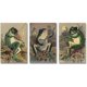 thumbnail image 1 of 3 carteles, arte de pared divertido para baño, póster de arte de rana, pintura en lienzo, rana vintage, 1 of 4