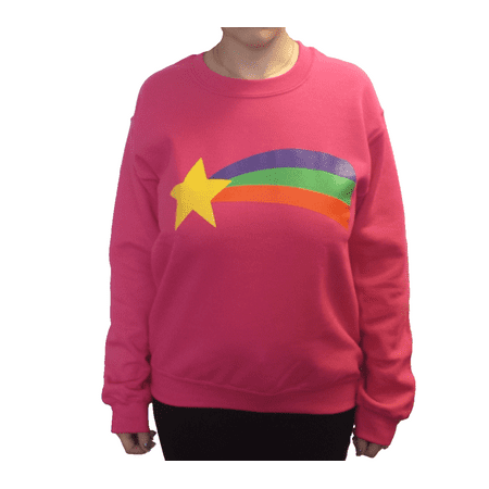 Mabel Pines Sweatshirt Gravity Falls Costume Pink Cosplay Rainbow TV Show Gift
