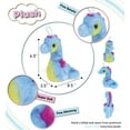 thumbnail image 3 of DolliBu Plush Seahorse Stuffed Animal - Soft Fur Huggable Blue Sea Horse, Adorable Playtime Seahorse Plush Toy, Cute Sea Life Cuddle Gift, Super Soft Plush Doll Animal Toy for Kids & Adults - 8.5 Inc, 3 of 7
